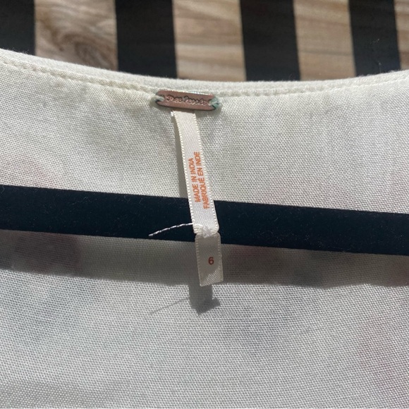 Free People peasant floral embroidered flare dress - Picture 4 of 6